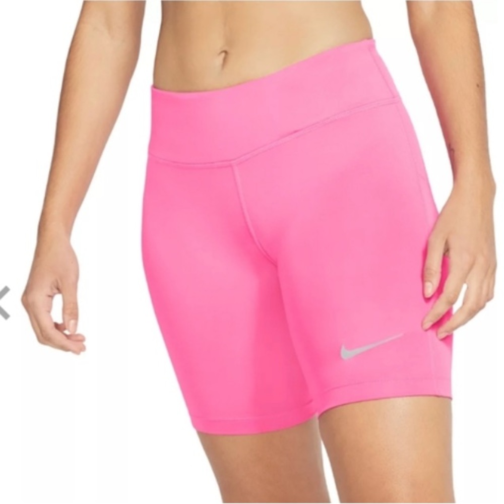 Nike Women's Vibrant Pink Bike Shorts